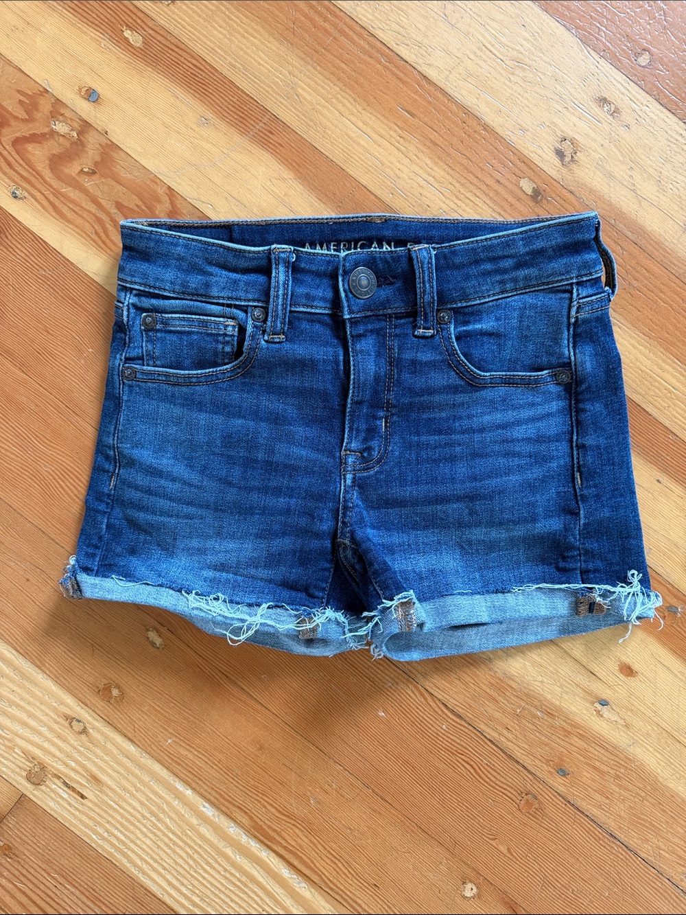 American Eagle Shortie Jean Shorts 00